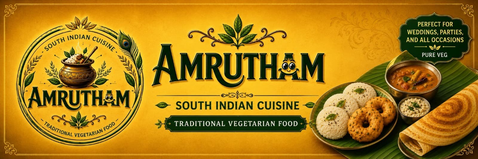 Amrutham South Indian Cuisine banner